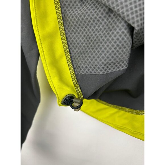 Salomon Advanced Skin Shield Men's XXL Yellow & Gray Full-Zip Jacket Reflective - Picture 13 of 16